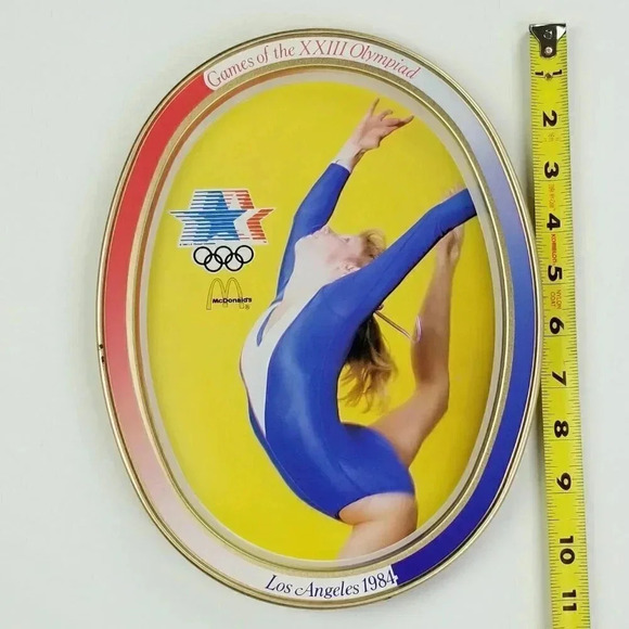McDonald's 1984 L.A. Olympics Games of the XXIII Olympiad Gymnastic VTG Tin Tray - Picture 2 of 7